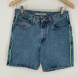 Vintage 90’s Z. Cavaricci Women's Sz 28 Denim Jean Shorts Made in USA Z9